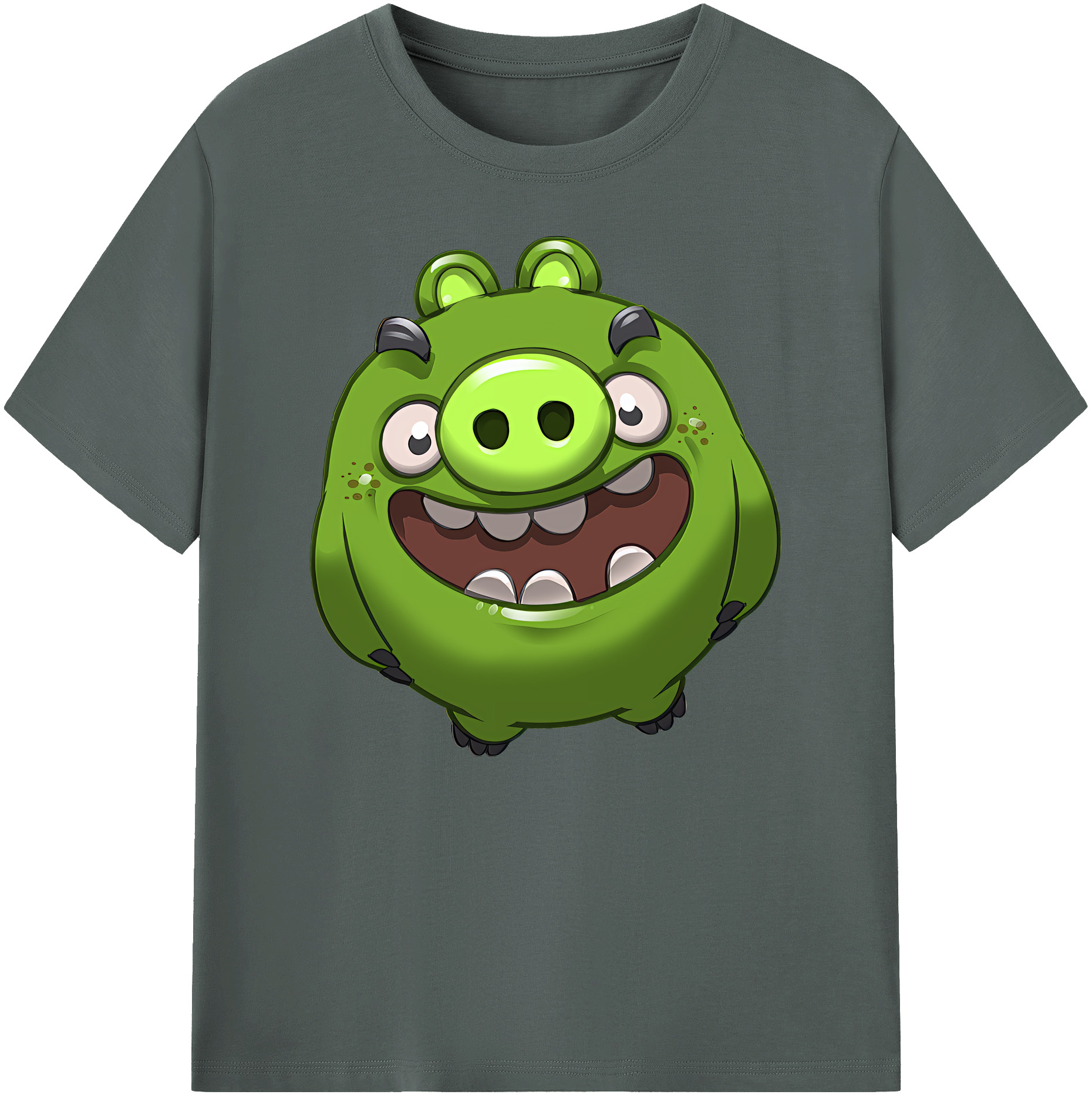 （画像用） Angry Birds アングリーバード 綿100％ メンズ半袖Tシャツ｜肌触りやわらか＆通気性